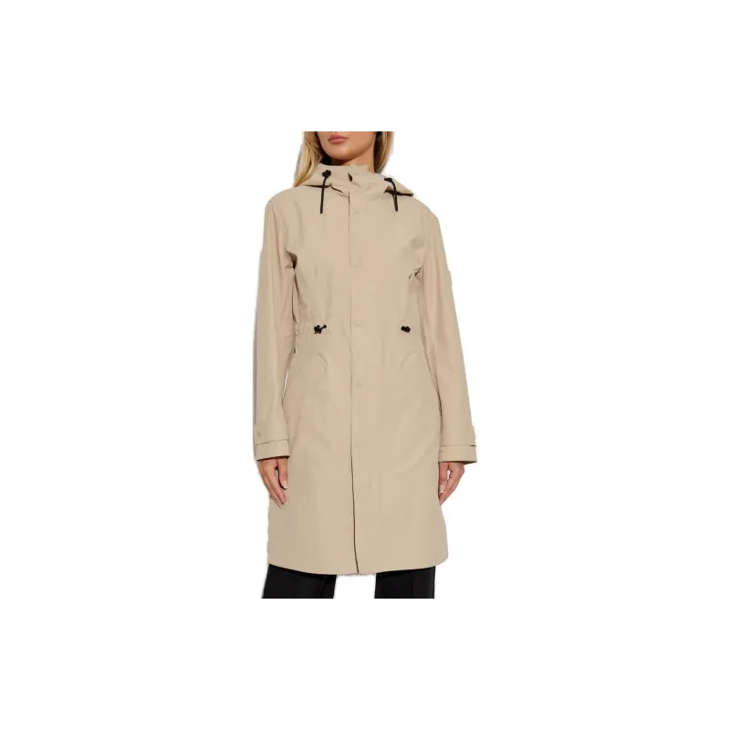Burberry Drawstring Waist Hooded Trench Coat-1