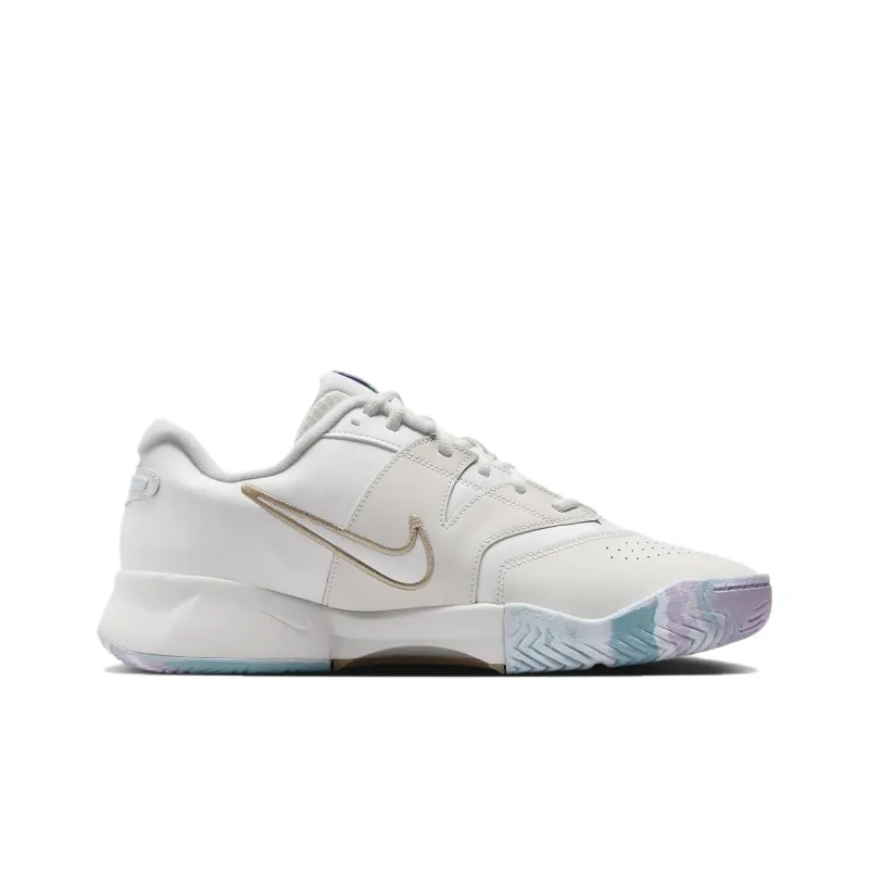 Nike Court Lite 4 Premium Leather Summit White Phantom Denim Turquoise Hemp-1