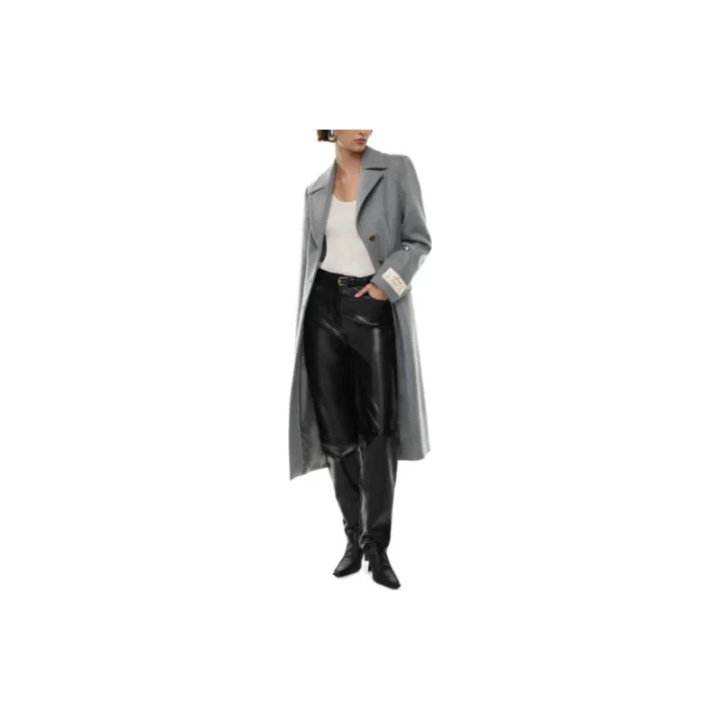 ARITZIA Wilfred Eiffel Coat Coats Women's Heather Medium Grey-1