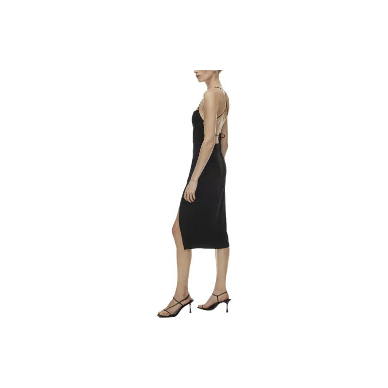 ARITZIA Babaton Success Dress Slip Dresses Women's Black-3