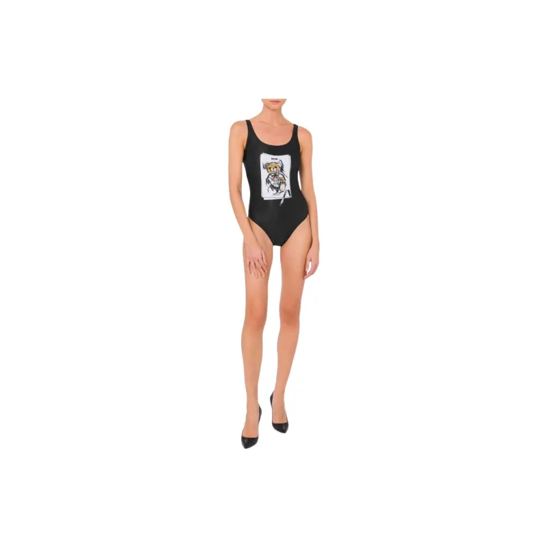 MOSCHINO Teddy Bear Printed One Piece Swimsuit-2