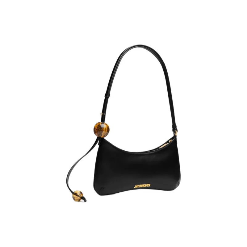 Jacquemus Calfskin Handbag, Shoulder Bag Women's Black-1
