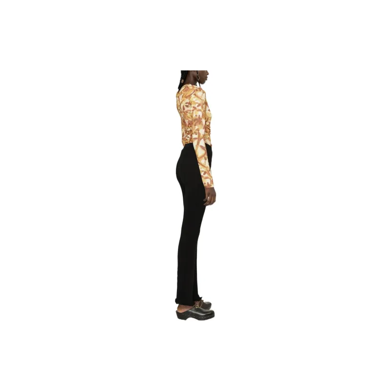 Rabanne Knitted Flared Trousers-3