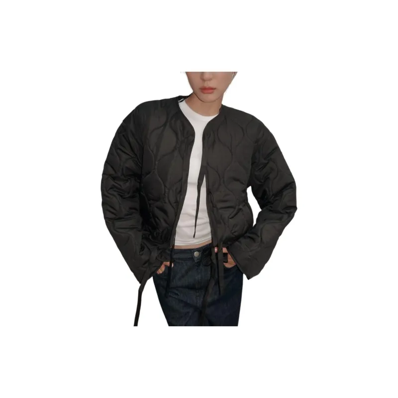ZARA Trf Puffer Jacket Women's Black-3