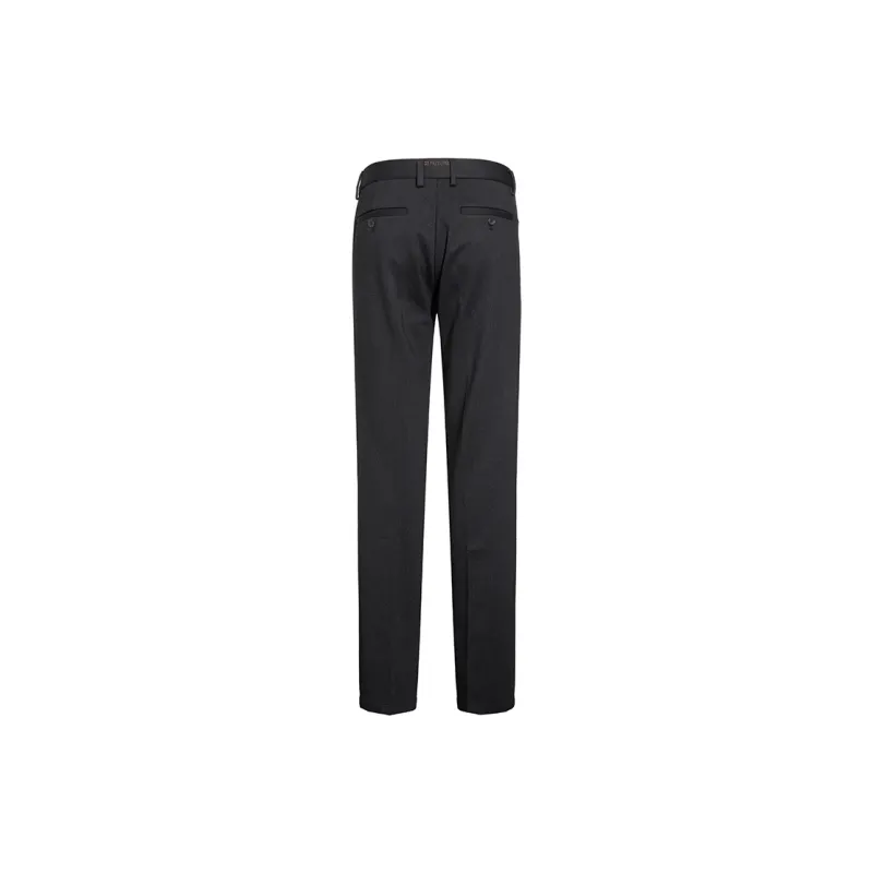 DIDIBOY Casual Pants Men's Black Stripes-1