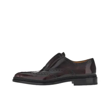FERRAGAMO Dress Shoes Men's Red Black