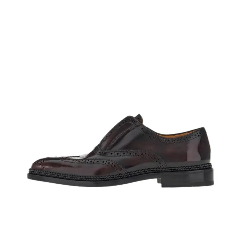 FERRAGAMO Dress Shoes Men's Red Black-0