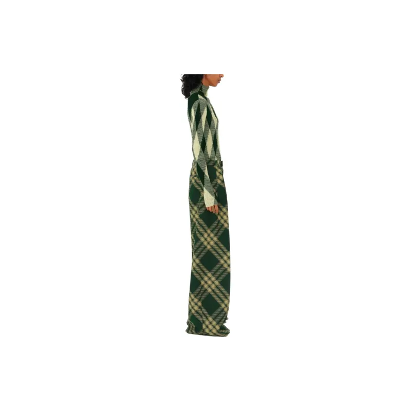 Burberry Casual Pants Women's Green-4