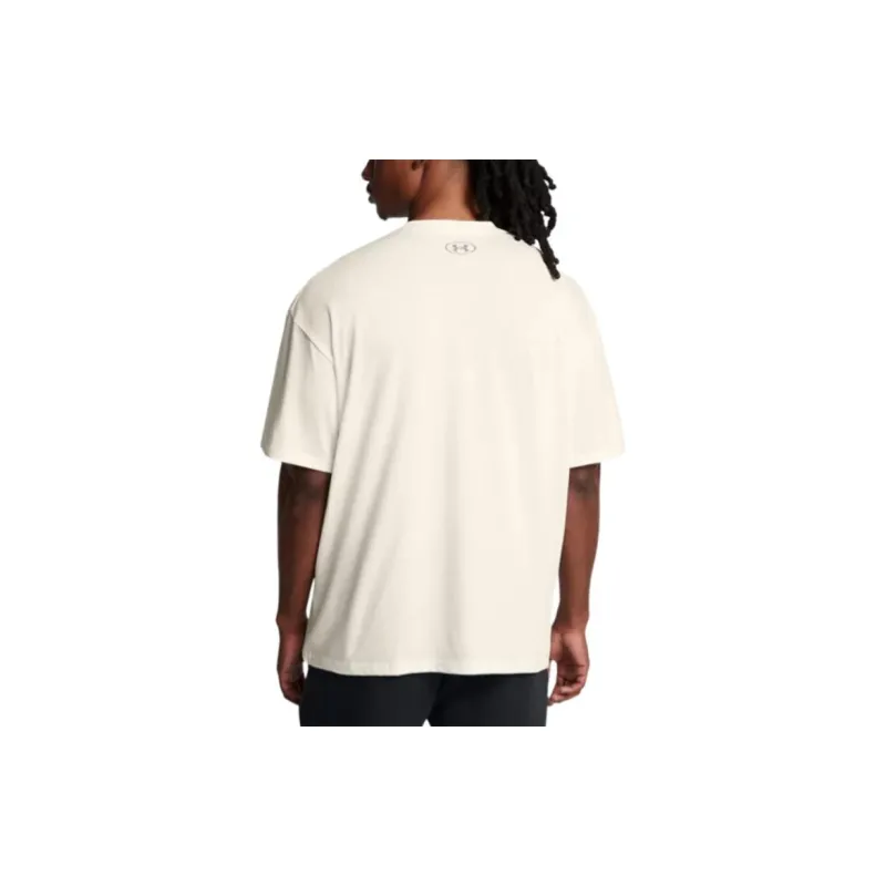 Under Armour CollegiateGameday Heavyweight Performance Cotton Oversized T-Shirt Men's White-3