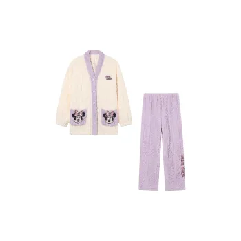 Disney Minnie Series Pajama Set Women's Purple