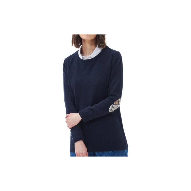 BARBOUR Pendle Knitted Jumper Sweater Women's Blue-2