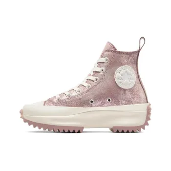 Converse Run Star Hike Anti-Slip Wear-Resistant High-Top Casual Shoes Women's Pink
