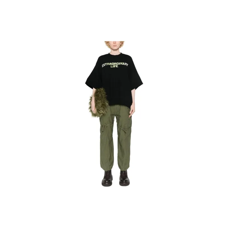 R13 Cotton Cargo Trousers-1