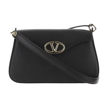 Valentino GARAVANIVlogo Calfskin Crossbody Bag, Shoulder Bag Women's Black