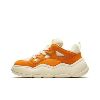 Anta Special Fragrance Bag Anti Slip Wear Resistant Low Top Skateboard Shoes Men's Orange Beige