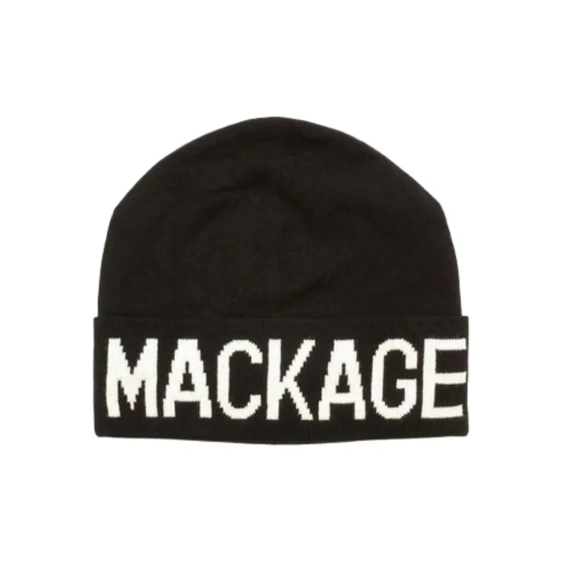 MACKAGE Wool Nylon Acrylic Beanies Men's Black-0
