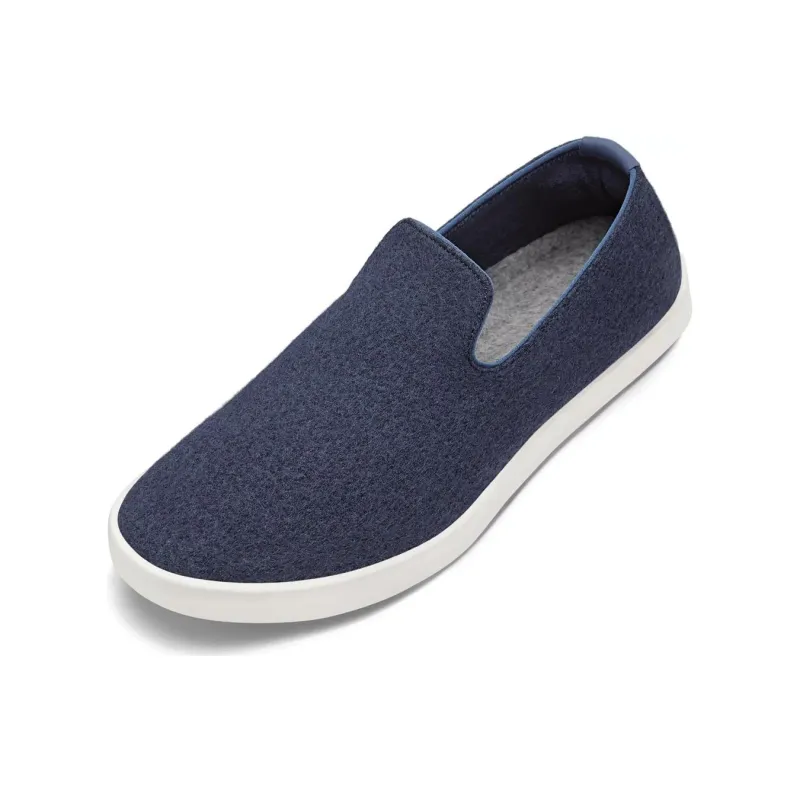 Allbirds Wool Lounger Slip-Resistant Low-Top Skateboard Shoes Men's Dark Indigo-2