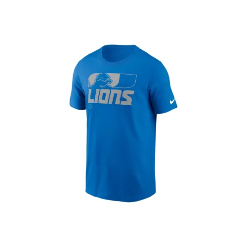 Nike Detroit Lions T-Shirts Men Blue