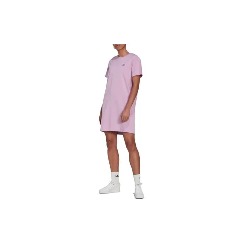 Adidas Short-Sleeved Dresses Women's Purple-1