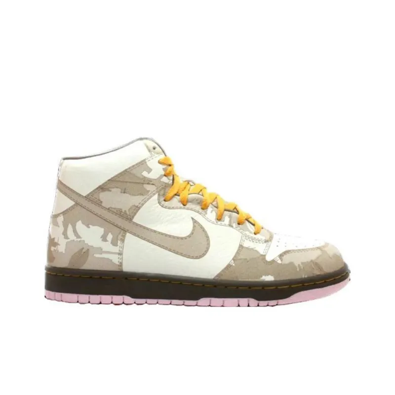 Nike Dunk High 1 Piece White Khaki Pink Ice-1