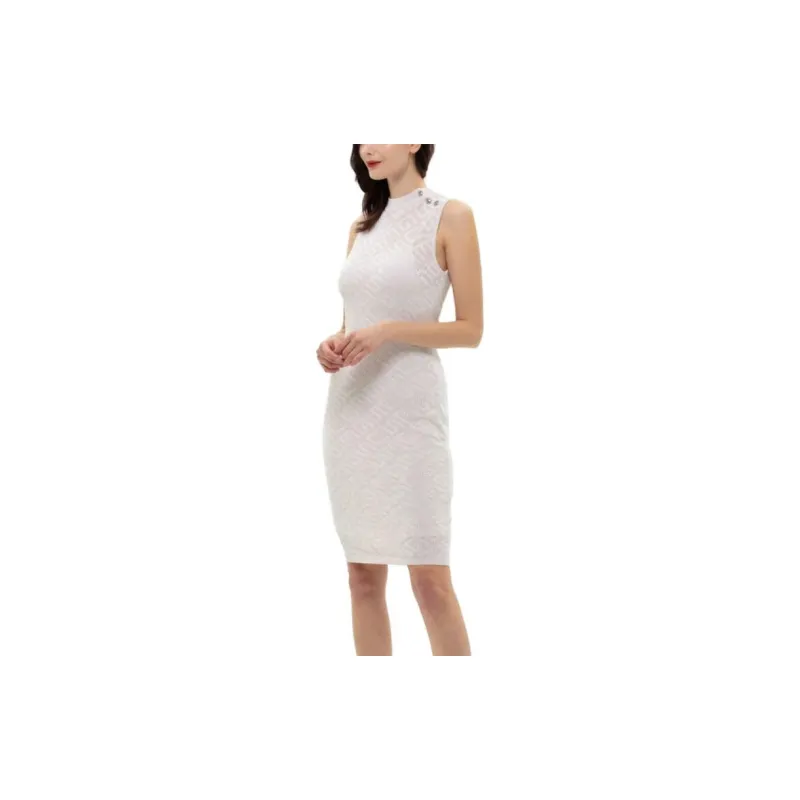 GUESS Sleeveless Dresses Women's White-4
