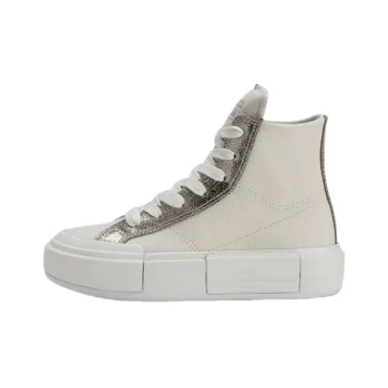 Converse Chuck Taylor All Star Anti-Slip And Wear-Resistant Height Increasing High-Top Canvas Shoes Women's Ecru