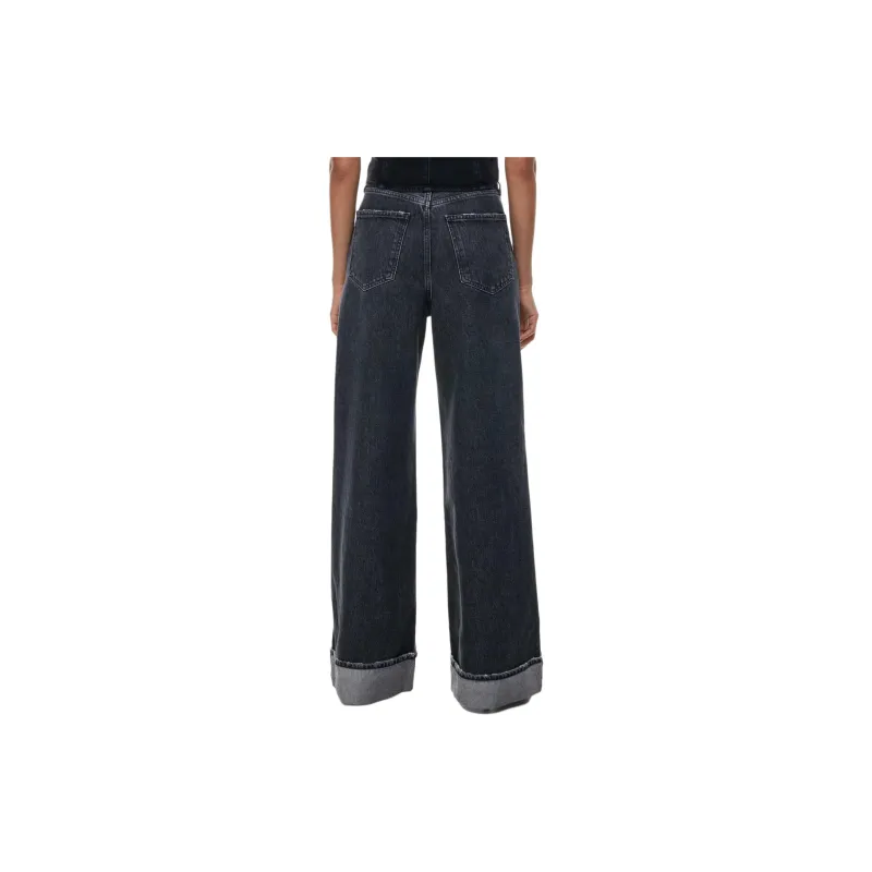 ARITZIA AGOLDE Dame Cuffed Jean Jeans Women's Ditch/Pit Color-1