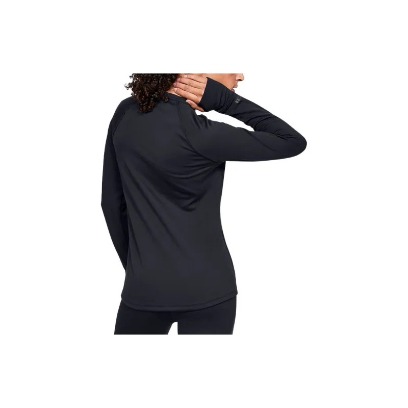 Under Armour Raglan Sleeve T Shirt Women's Black-3