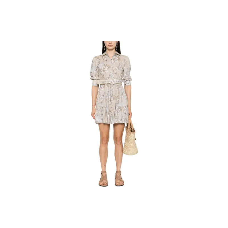 MC2 Saint Barth Hermione Linen Mini Dress-1