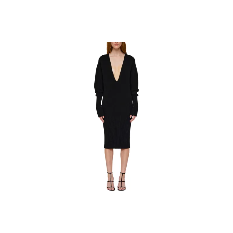 Ferragamo Knitted Midi Dress-1