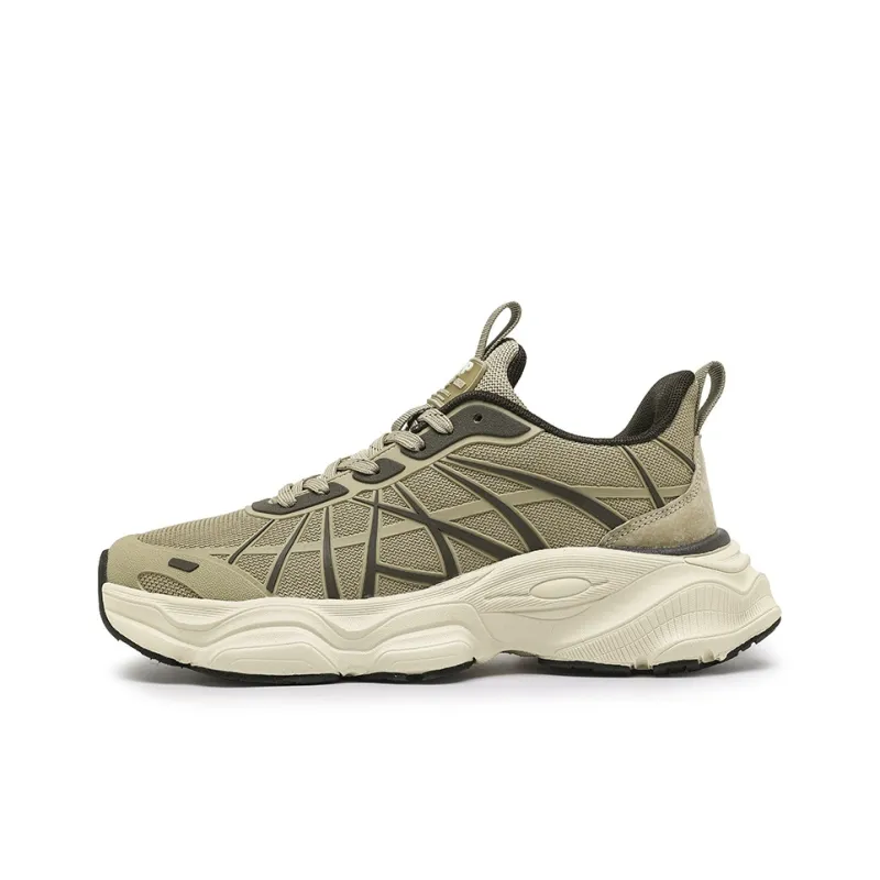 Wooden Rabbit Cushioning Anti Slip And Wear Resistant Height Increasing Low Top Chunky Sneakers Men's-5