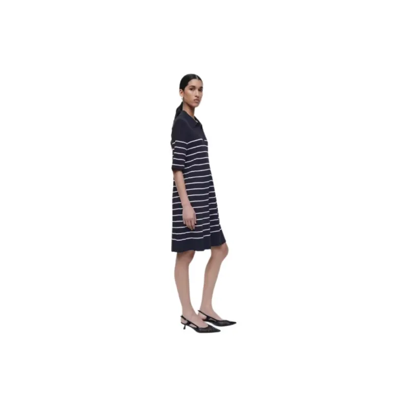 COS Short Sleeved Dresses Women's Navy Blue-2