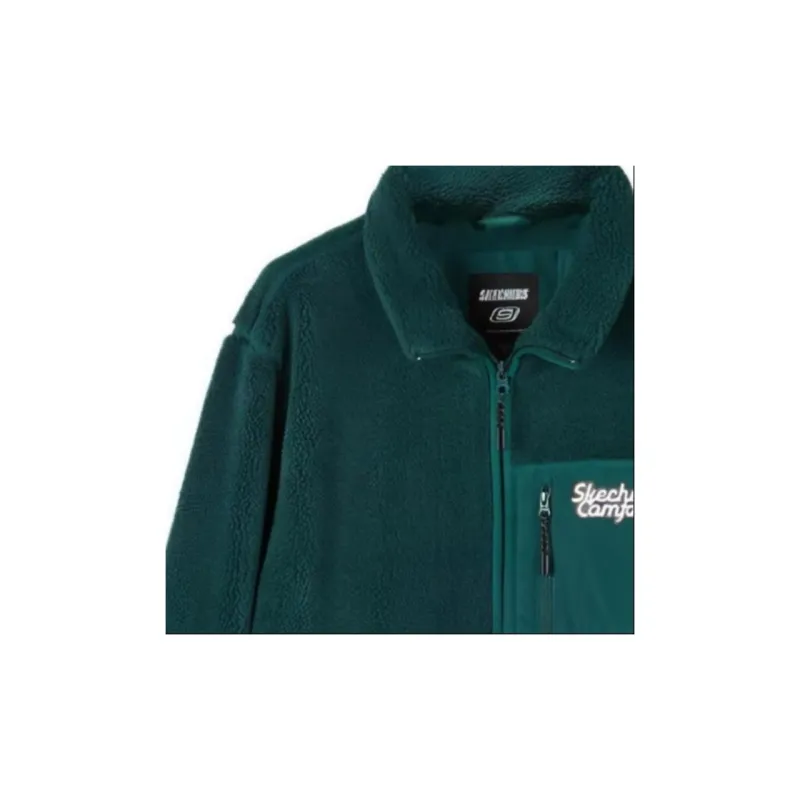 Skechers Sports Life Collection Jacket Unisex Seaweed Army Green-3
