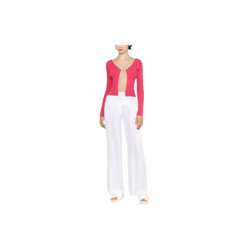 Jacquemus Ribbed knit Open front Cardigan-1