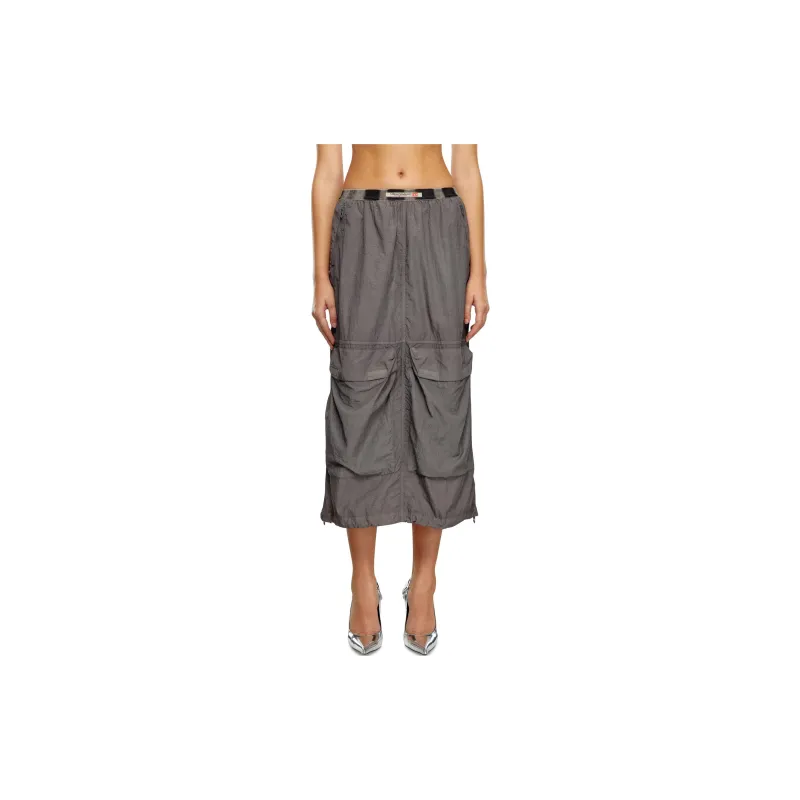DIESEL X ToFF O Asis Cargo Midi Skirt-2