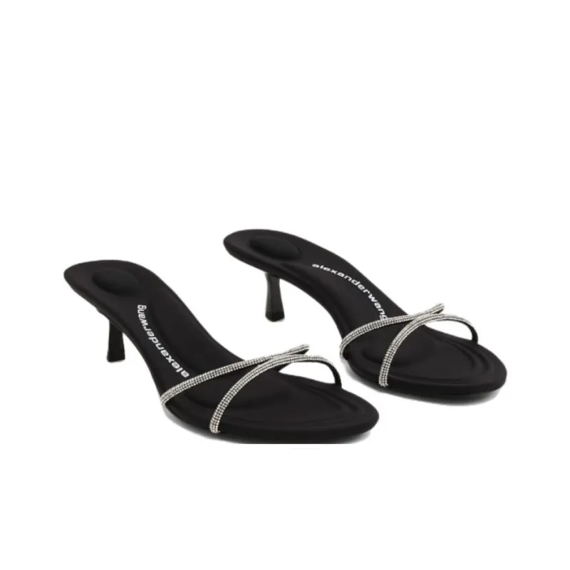 Alexander Wang 50mm Dahlia Crystal embellished Sandals Women's-2