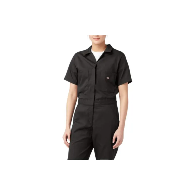 Dickies FLEX Cooling Short Sleeve Coveralls Jumpsuit Women's Black-2