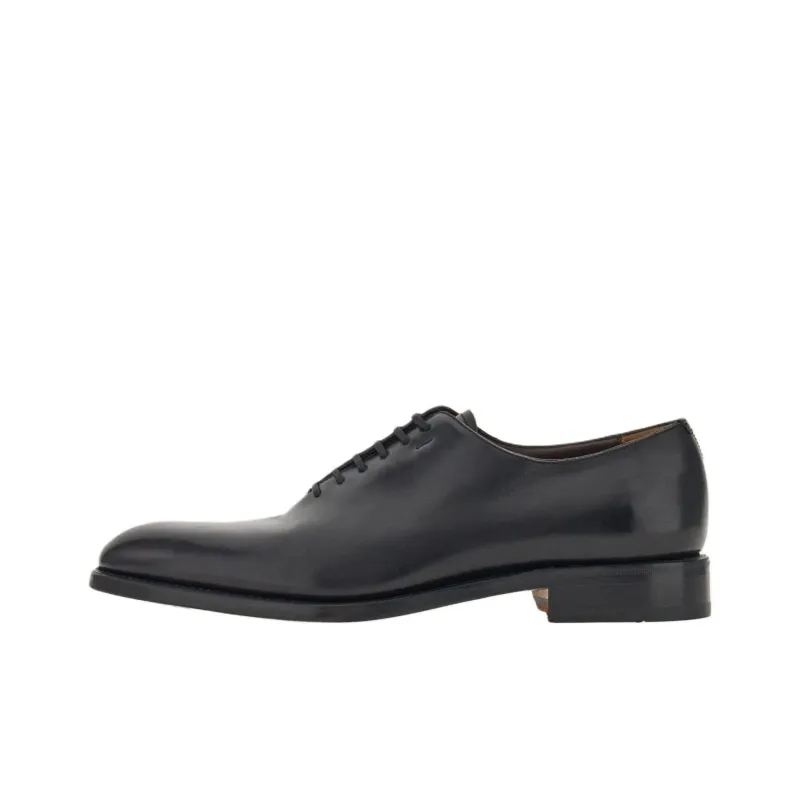 FERRAGAMO Tramezza Dress Shoes Men's Black-0
