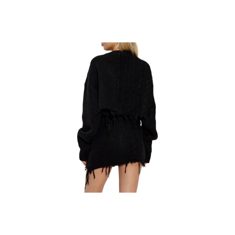 Vetements Button Up Distressed Cardigan-3