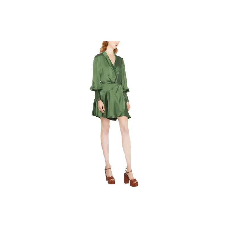 Zimmermann Long-Sleeved Dresses Women's Green-1