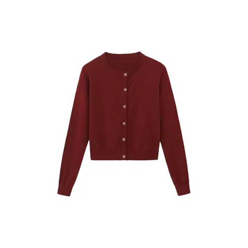 Wbwq Knitwear Women's Burgundy