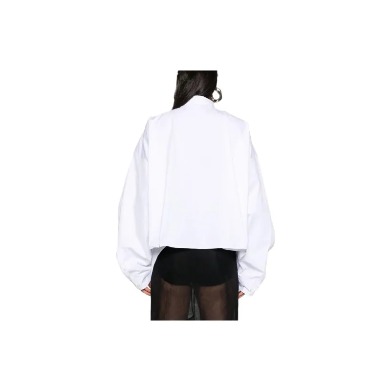 Balenciaga Asymmetric Poplin Shirt-2