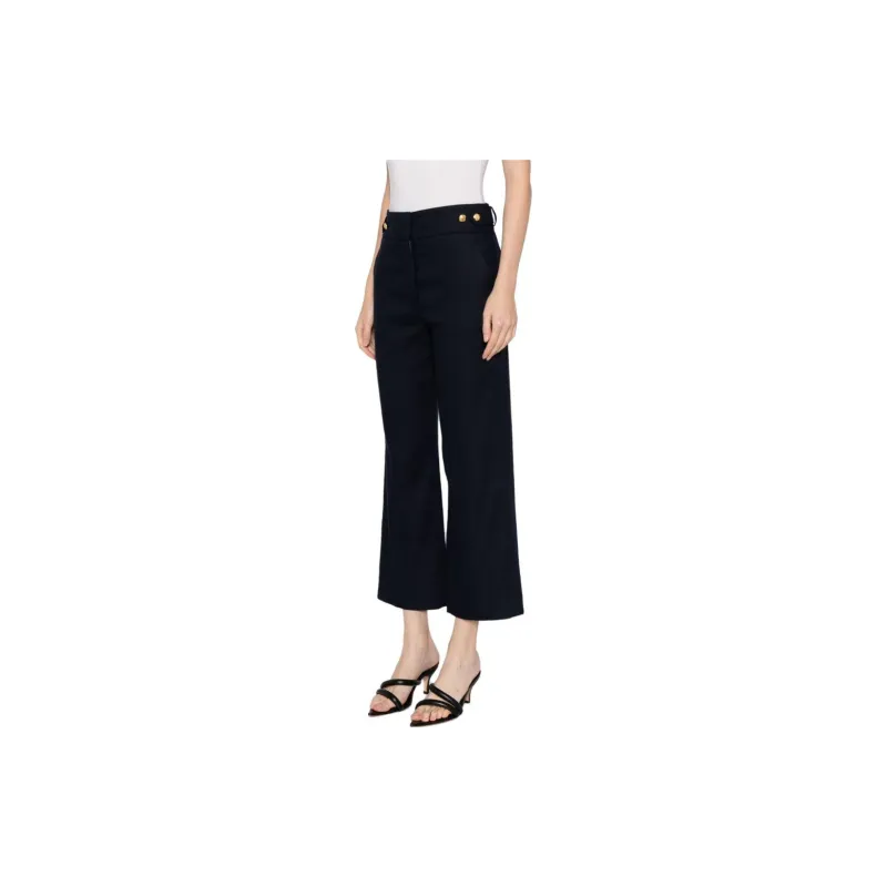 Veronica Beard Aubrie Cropped Tailored Trousers-3