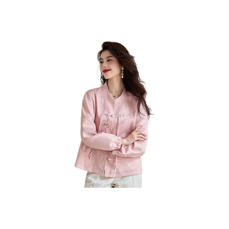 CARBAMMI Jackets Coats Women's Cherry Blossom Pink-2