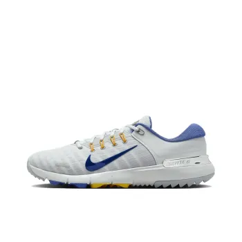 Nike Free Golf Pure Platinum University Gold Wolf Grey Astronomy Blue Wide