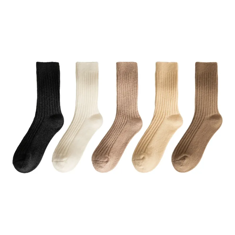 MIIOW Mid Calf Socks Women's Combo Set-5