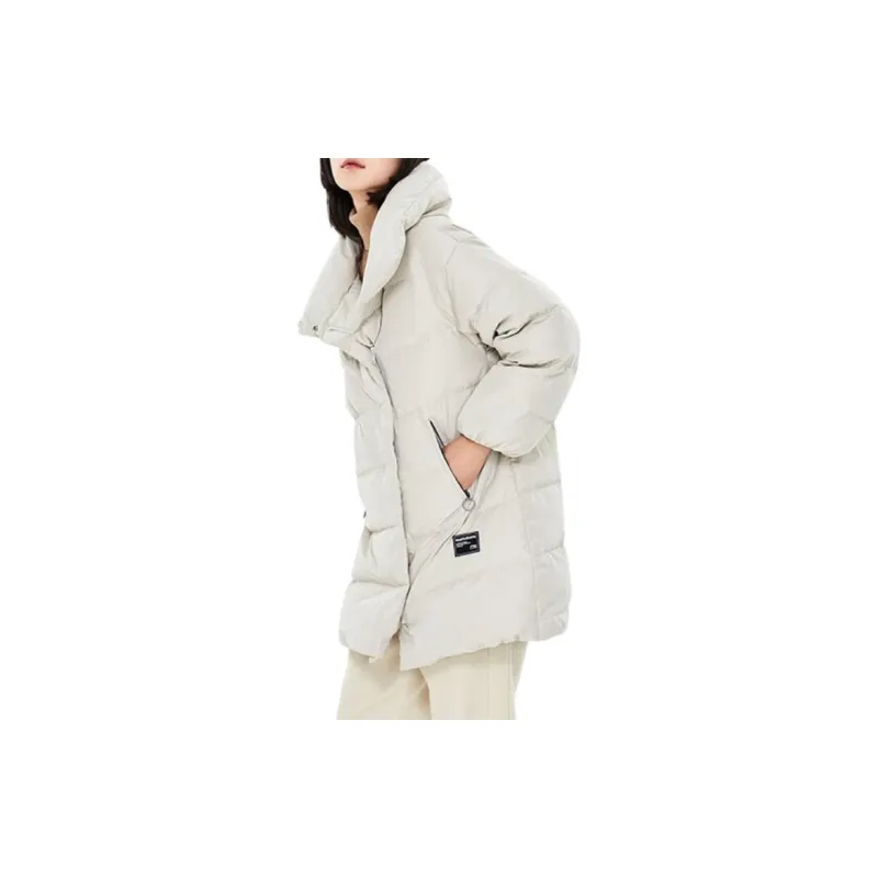 LINING Sports Fashion Collection Down Jackets Women's Cloud Rain Gray-3