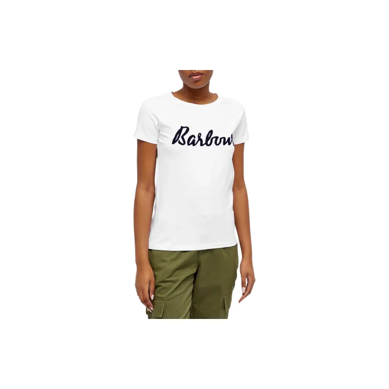 BARBOUR T-Shirts Women's White-2