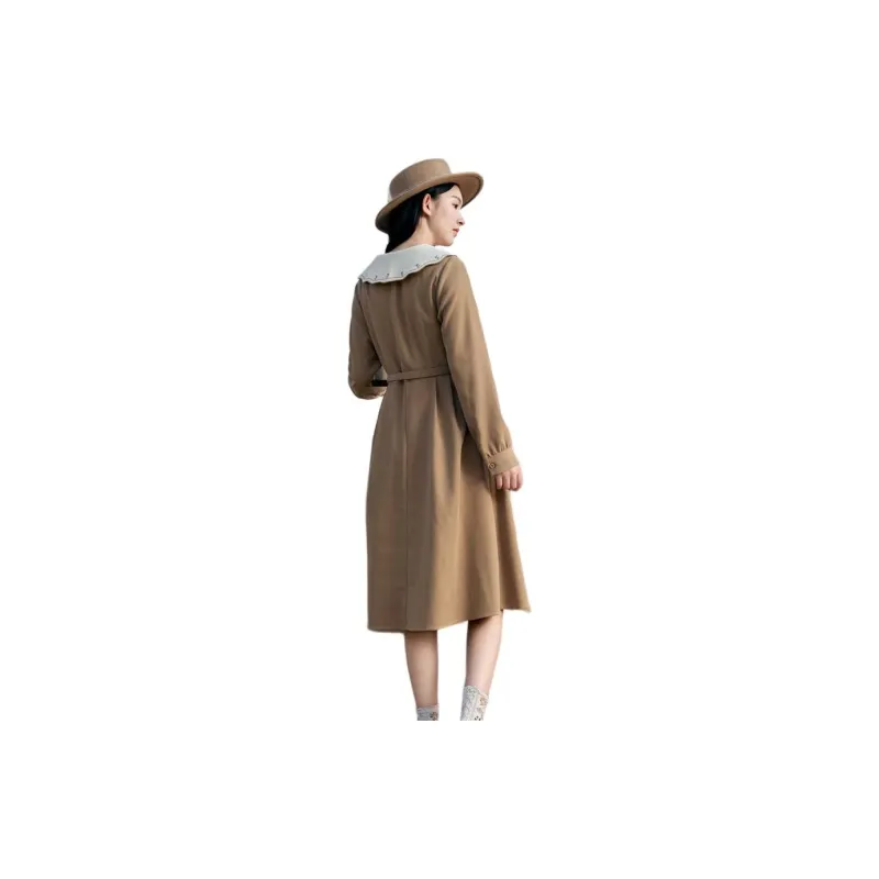 ZIHAN Long Sleeved Dress Women's-6