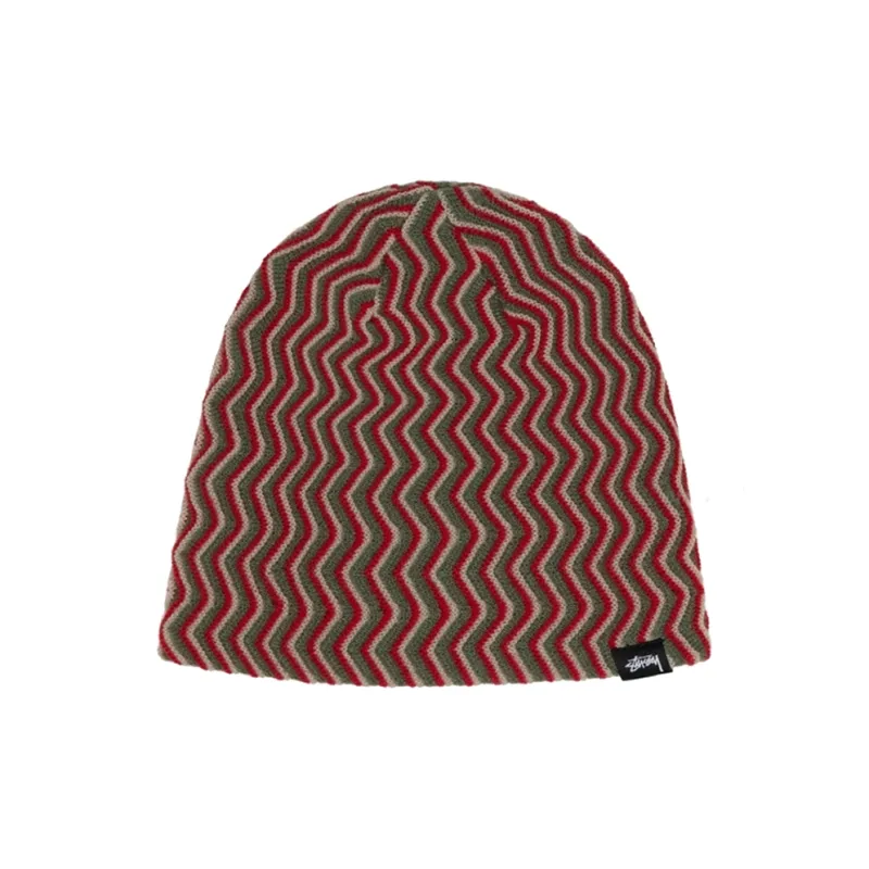 Stussy Skullcap Crinkle Stitch-2